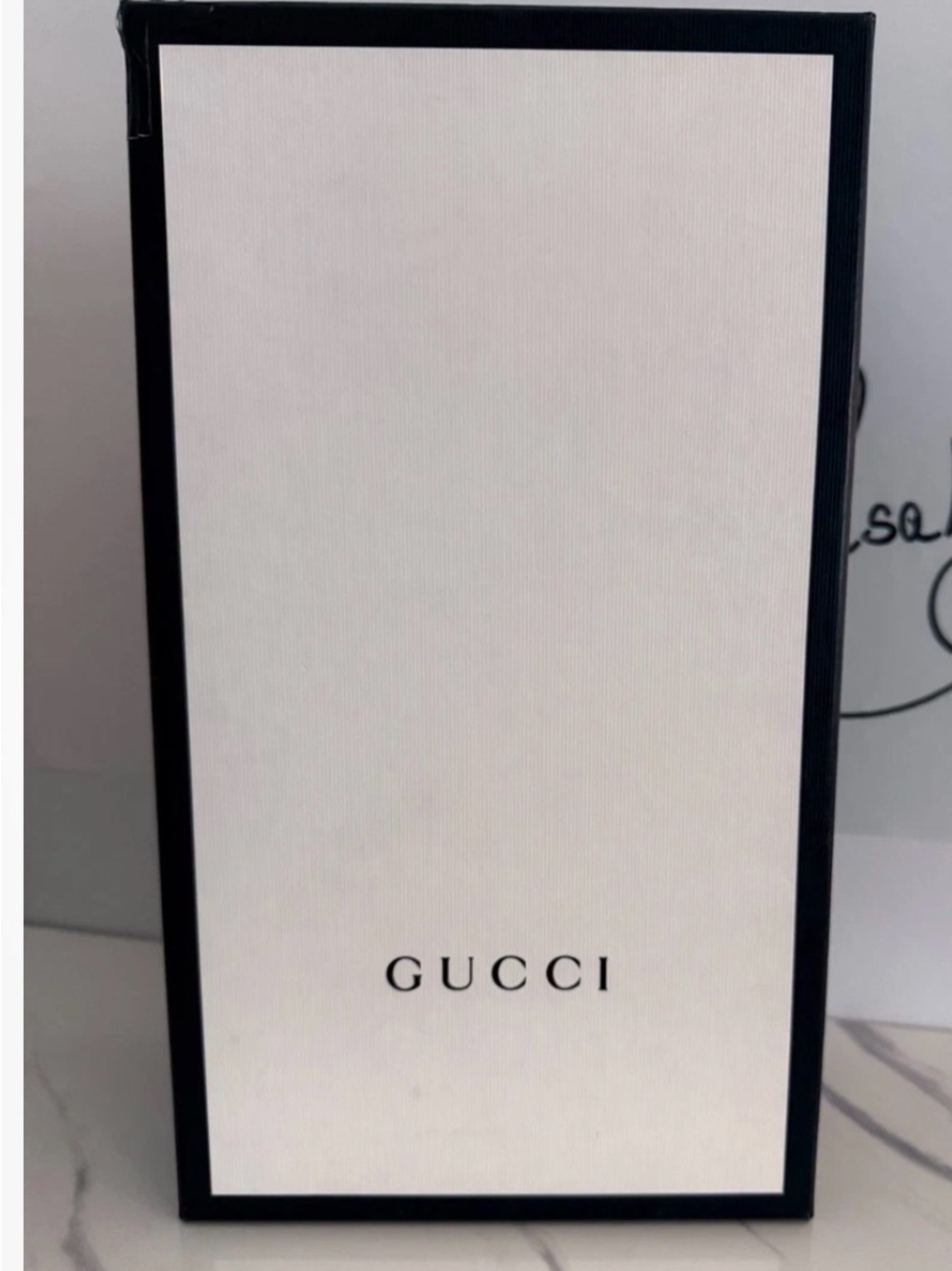 Gucci Branded White & Black shoe Box